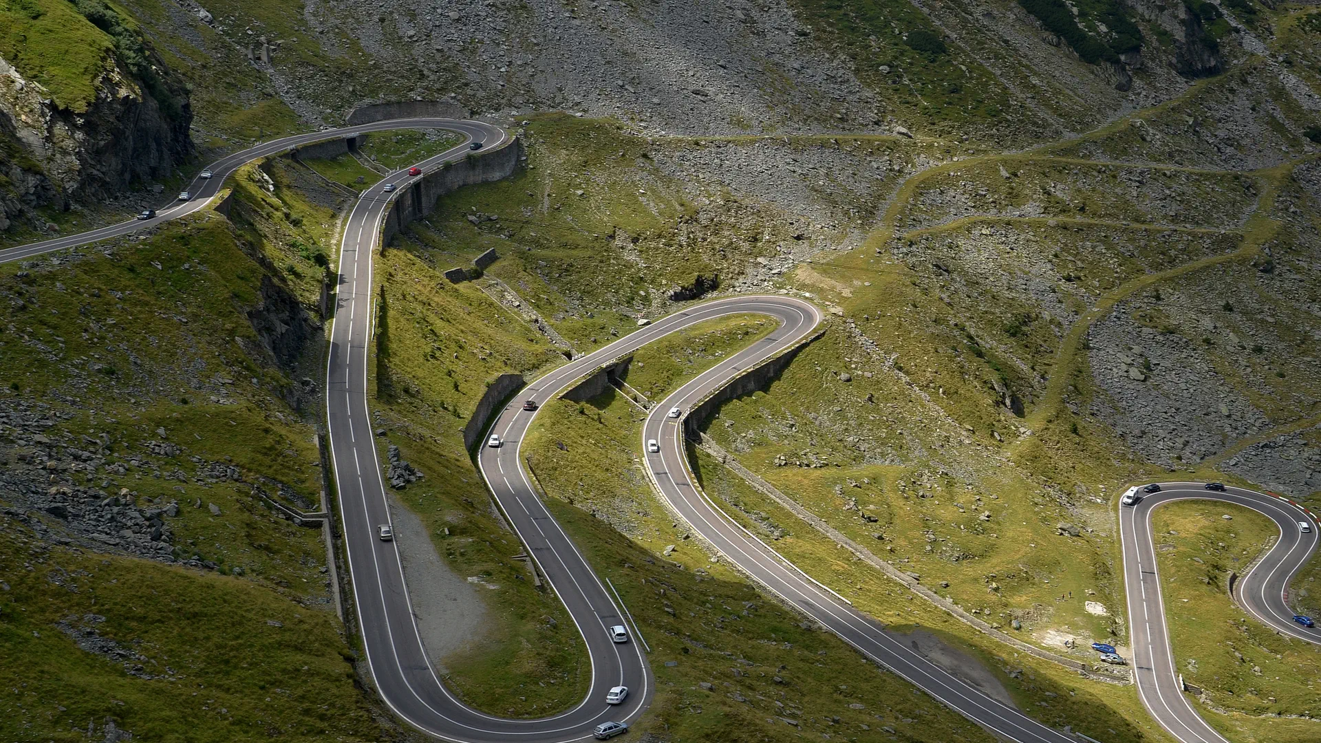 Transfăgărășan route in Romania